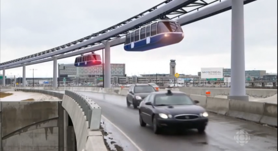 Un monorail au Québec - Monquartier