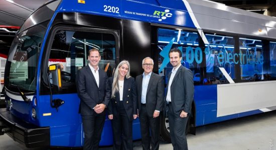 Un premier bus électrique signé Nova Bus pour le RTC - Julie Rheaume